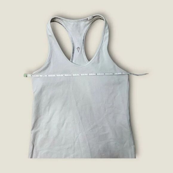 IVIVVA Girls 12 White Racerback Activewear Tank Top - Picture 3 of 4